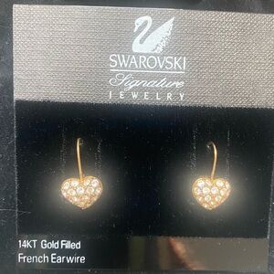Swarovski Signature Jewelry Heart Earrings